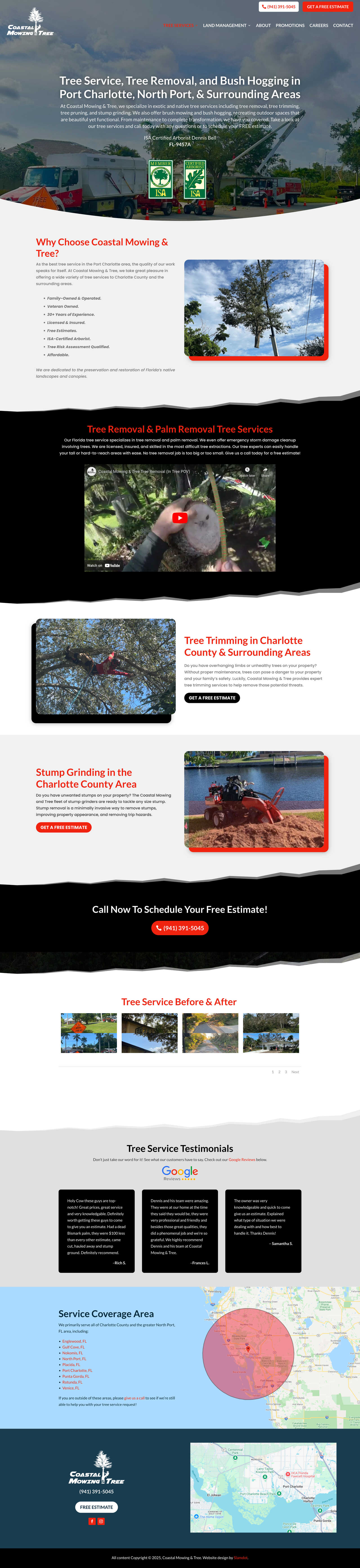 Coastal Mowing and Tree